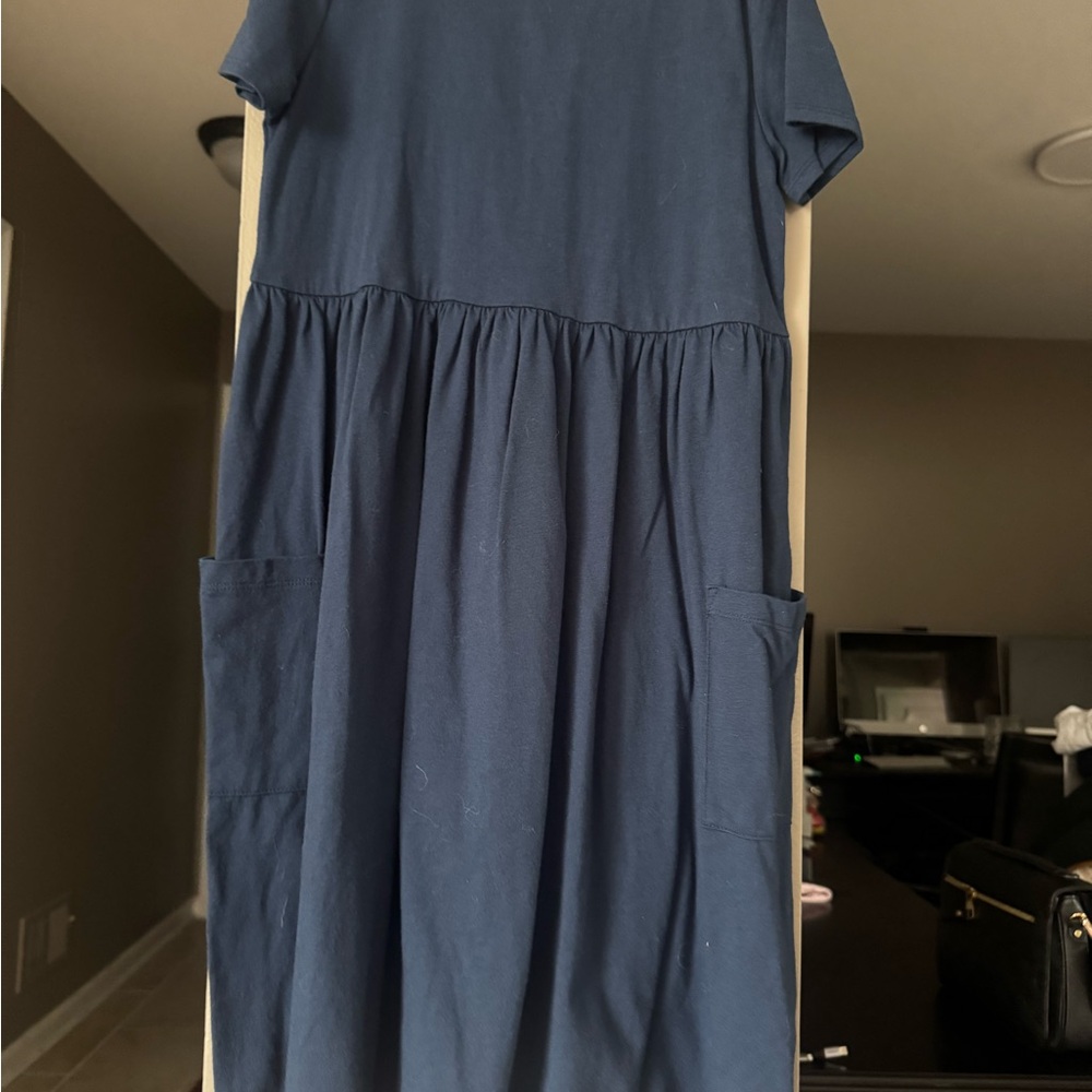 Wonder Nation Kids Casual Dress - Navy Blue